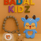 KIDS BASIC Baby Pacifier with Chain & Soft Reindeer Teether Combo ,Silicone, BPA Free